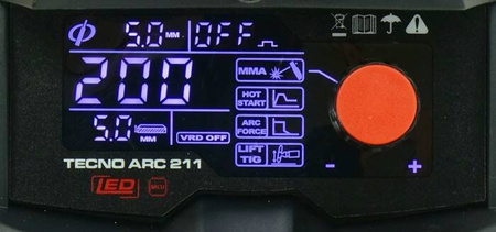 IDEAL SPAWARKA TECNO ARC 211 LED MMA/TIG VRD