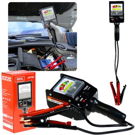 IDEAL TESTER AKUMULATORÓW OBCIĄŻENIOWY 6/12V LBT104