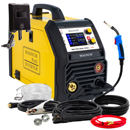 MAGNUM SPAWARKA INWERTEROWA MIG 223 DUAL PULS SYNERGIA 200A MB24 3M