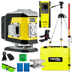 NIVEL SYSTEM LASER KRZYŻOWY NIEBIESKI CL2B + SJJ-M1 EX STATYW + CLS4 CZUJNIK + LS24 ŁATA