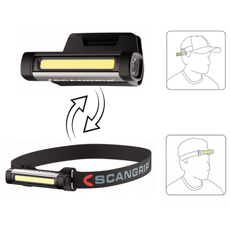 SCANGRIP LATARKA CZOŁOWA FLEX WEAR