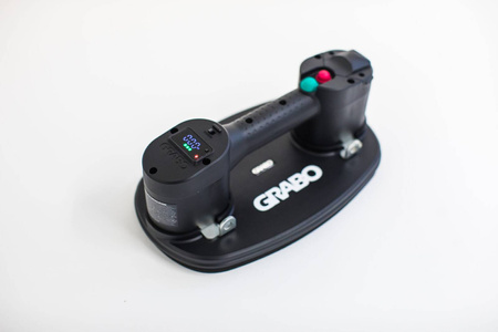 GRABO PRO-LIFTER 20 CHWYTAKI PRÓŹNIOWE + 2x AKUMULATOR 2,6AH + ŁADOWARKA + WALIZKA TRANSPORTOWA