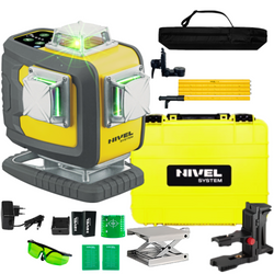 NIVEL SYSTEM LASER KRZYŻOWY CL4D-G BLUETOOTH + LP-36 TYCZKA