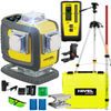 NIVEL SYSTEM LASER KRZYŻOWY CL4D-B BLUETOOTH + SJJ-M1 EX STATYW+ RD800 CZUJNIK + LS24 ŁATA