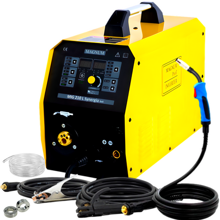 MAGNUM SPAWARKA INWERTOROWA MIG 210L SYNERGIA 4X4 200A/60% MMA MB15/3M
