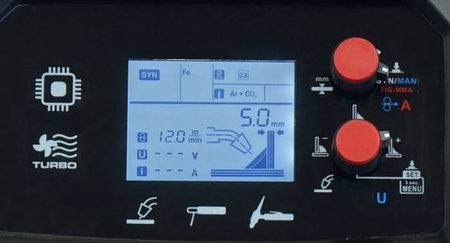 IDEAL TECNO MIG 205 LCD MIG/TIG/MMA SYNERGIC