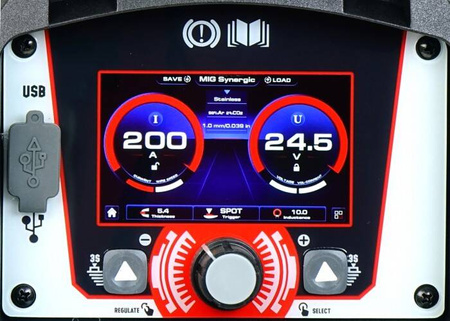 IDEAL SPAWARKA EXPERT MIG 201 LCD PÓŁAUTOMAT SPAWALNICZY