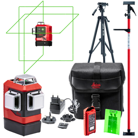 LEICA LINO L6G LASER KRZYŻOWY ZIELONY 3X360 + TYCZKA CLR290 + STATYW TRI105