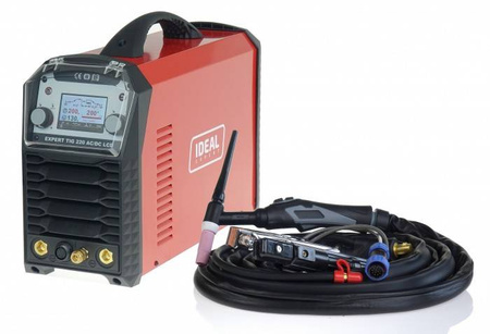 SPAWARKA INWERTOROWA IDEAL EXPERT TIG 220 AC/DC PULSE LCD
