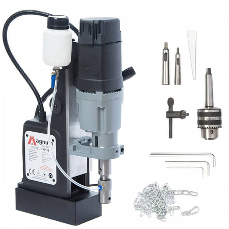 MAGNUM HGMD 32-60 WIERTARKA MAGNETYCZNA Z MOŻLIWOŚCIĄ GWINTOWANIA