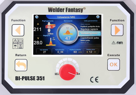 FACHOWIEC PÓŁAUTOMAT SPAWALNICZY 3W1 PERFECT BI-PULSE 351 4X4 WELDER FANTASY 400V