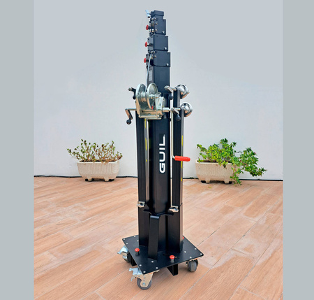 GUIL ELC 765 PODNOŚNIK TELESKOPOWY DO 230KG H 5.22M