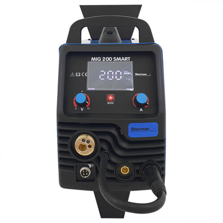 SHERMAN MIG 200 SMART SPAWARKA INWERTOROWA Z KÓŁKAMI I PÓŁKĄ NA BUTLĘ