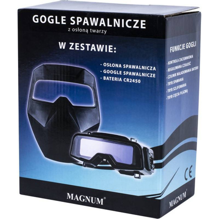 MAGNUM PRZYŁBICA GOGLE AUTOMATYCZNE LYG-R100