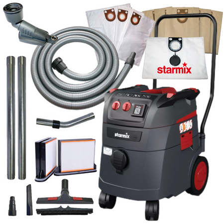 ODKURZACZ STARMIX L-1635 TOP + 8szT WORKÓW + PRZYSTAWKA DO WIERCENIA