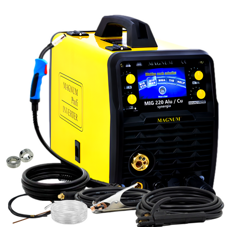 SPAWARKA MAGNUM MIG 220 ALU CU LCD