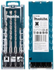 MAKITA D-74136 ZESTAW 4 SZTUK WIERTEŁ SDS-PLUS 5, 6, 8, 10 MM