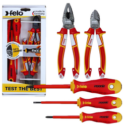 FELO ZESTAW 3 WKRĘTAKÓW ERGONIC VDE, OBCINACZKI BOCZNE, KOMBINERKI FL41395198