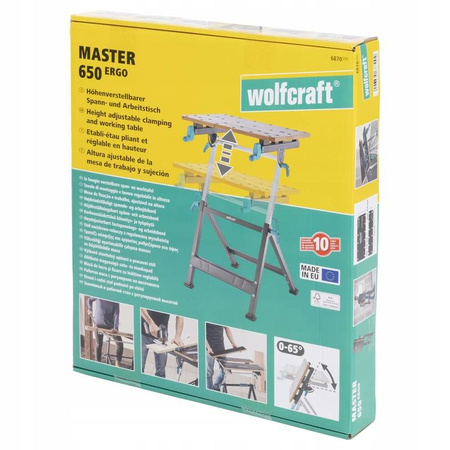 WOLFCRAFT WF6870000 STÓŁ ZACISKOWY MASTER 650 ERGO