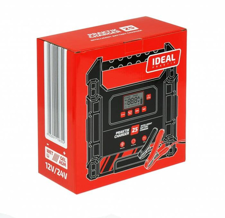 IDEAL PROSTOWNIK PRAKTIK CHARGER 25 LCD 12/24V Lithium