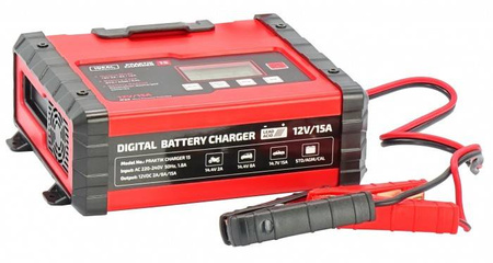 IDEAL PROSTOWNIK PRAKTIK CHARGER 15 LCD 12V