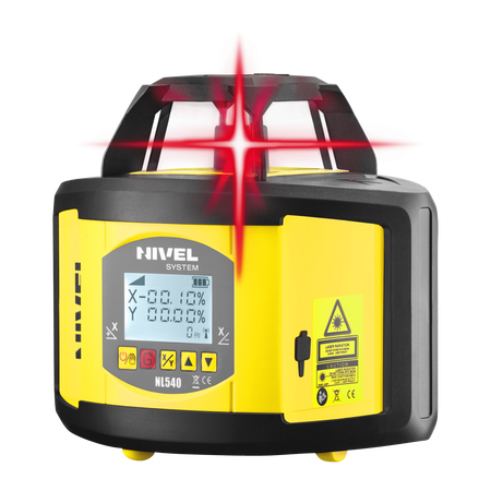 NIVEL SYSTEM NIWELATOR LASEROWY NL540 DIGITAL + SJJ32 STATYW + LS24 ŁATA