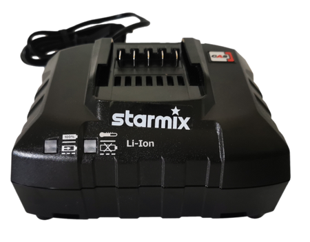 STARMIX SX119090 ODKURZACZ AKUMULATOROWY SMART L 18V ZESTAW Z ŁADOWARKĄ I AKU 5.2 AH