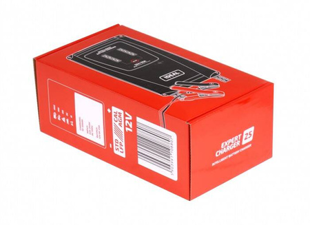IDEAL PROSTOWNIK EXPERT CHARGER 25 230V 12V 25A + rękawice