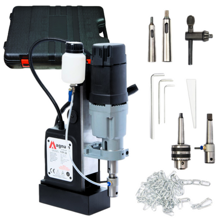 MAGNUM HGMD 32-60 WIERTARKA MAGNETYCZNA Z MOŻLIWOŚCIĄ GWINTOWANIA