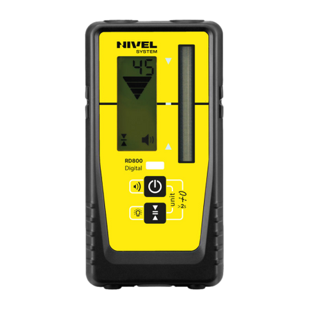 NIVEL SYSTEM LASER KRZYŻOWY CL2G BLUETOOTH + SJJ-M1 EX STATYW + RD800 CZUJNIK + LS24 ŁATA