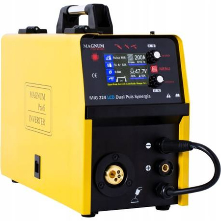 MIGOMAT MAGNUM MIG 224 LCD SYNERGIA 200A DUAL PULS
