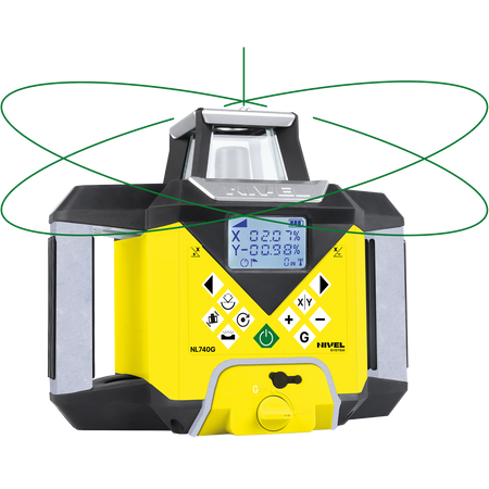 NIVEL SYSTEM NL740G DIGITAL NIWELATOR LASEROWY + SJJ32 STATYW + LS24 ŁATA
