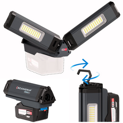 SCANGRIP LAMPA Z DWOMA GŁOWICAMI 2500 LM DUO CONNECT 03.6111C