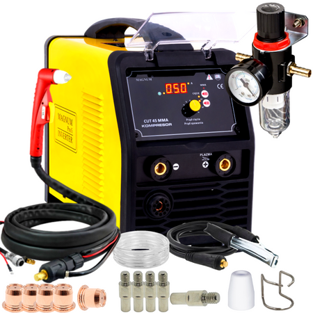 ZESTAW MAGNUM PRZECINARKA PLAZMOWA CUT-45 MMA KOMPRESOR