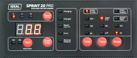 IDEAL PROSTOWNIK SPRINT 20 PRO WET/AGM/Lithium 6/12V + marker