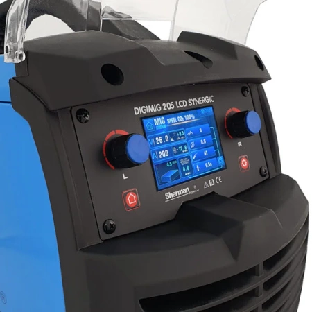 SHERMAN SYNERGICZNA SPAWARKA INWERTOROWA DIGIMIG 205 LCD SYNERGIC