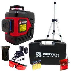 LASER KRZYŻOWY CZERWONY BART-3D BEITER + STATYW