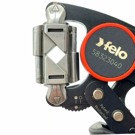 FELO FL58323040 ZACISKARKA DO TULEJEK KABLOWYCH Z RUCHOMĄ GŁOWICĄ 0,08 - 16 MM2