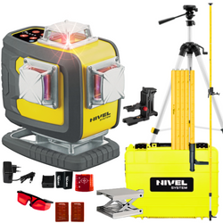 NIVEL SYSTEM LASER KRZYŻOWY CL4D-R BLUETOOTH + SJJ-M1 EX STATYW + LP36 TYCZKA