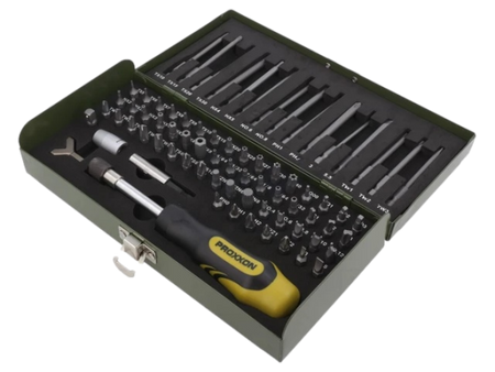 PROXXON PR23107 ZESTAW BITÓW 75 CZĘŚCI