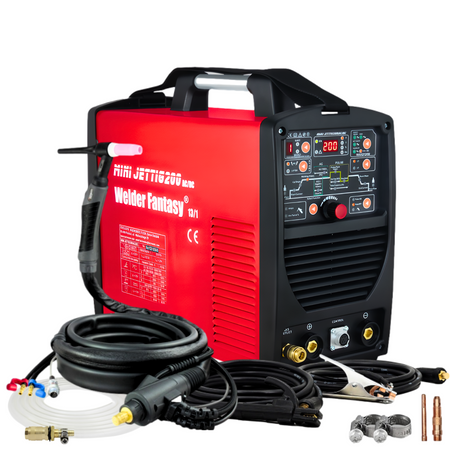 WELDER FANTASY SPAWARKA INWERTOROWA MINI JET TIG AC/DC 200 IGBT + UCHWYT PARKER