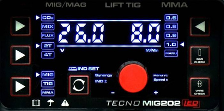 IDEAL TECNO MIG 202 LED MIG/TIG/MMA SYNERGIC