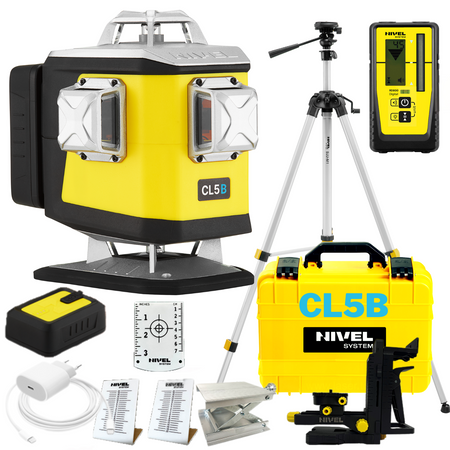 NIVEL CL5B LASER KRZYŻOWY BLUETOOTH + STATYW + CZUJNIK RD800
