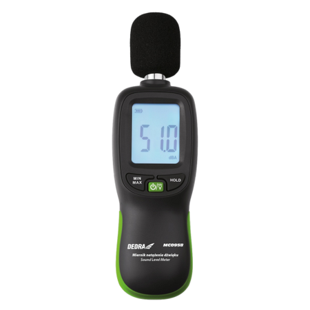 DEDRA MC0958 MIERNIK NATĘŻENIA DŹWIĘKU DECYBELOMIERZ SONOMETR