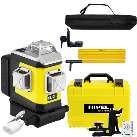 NIVEL CLX3G LASER KRZYŻOWY BLUETOOTH + TYCZKA