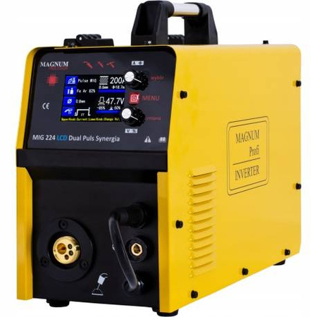 MIGOMAT MAGNUM MIG 224 LCD SYNERGIA 200A DUAL PULS