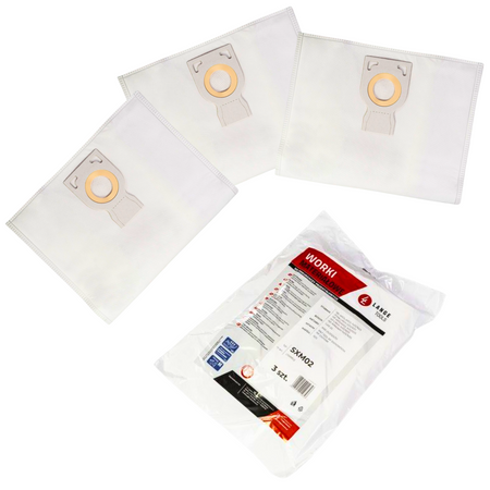 LANGETOOLS WORKI MATERIAŁOWE DO ODKURZACZA 25-35L 3SZT ZAMIENNIK MGSXM05-2 STARMIX