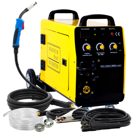 MAGNUM PÓŁAUTOMAT SPAWALNICZY MIG/MAG 200/2 MMA KN