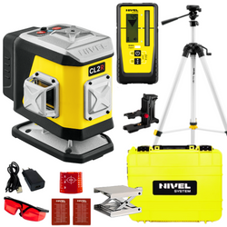 NIVEL SYSTEM LASER KRZYŻOWY CL2R BLUETOOTH + SJJ-M1 EX STATYW + RD800 CZUJNIK