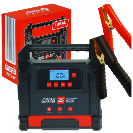 IDEAL PROSTOWNIK PRAKTIK CHARGER 25 LCD 12/24V Lithium